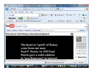 Rotarians On Social Networks 062509