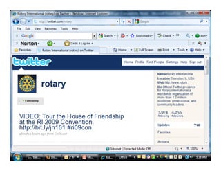 Rotarians On Social Networks 062509