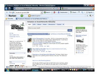 Rotarians On Social Networks 062509