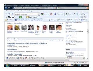 Rotarians On Social Networks 062509
