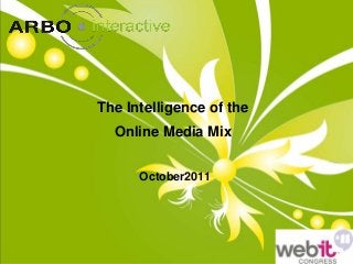 The Intelligence of the
                Online Media Mix
Kliknij, aby edytowad styl wzorca podtytułu

                       October2011
 