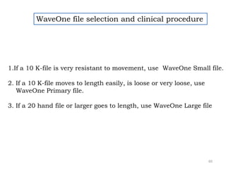 Navigation File Wave One Rotary in endodontic | PPTX