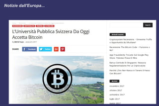 Notizie dall'Europa...
 