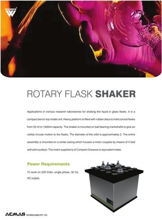 Rotar Flask ROTARY FLASK SHAKAR | PDF