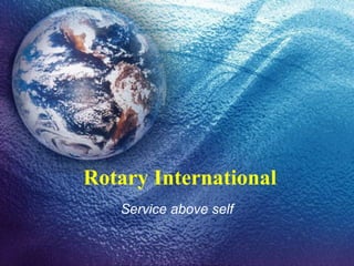 Rotary International Service above self 