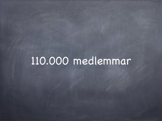 110.000 medlemmar
 