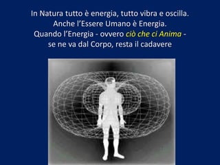 In Natura tutto è energia, tutto vibra e oscilla.
Anche l’Essere Umano è Energia.
Quando l’Energia - ovvero ciò che ci Ani...