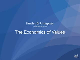 The Economics of Values
 
