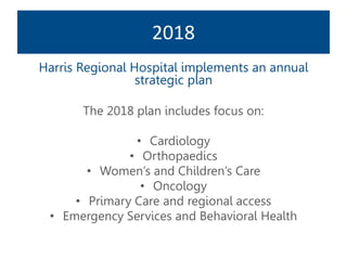 1/11/2018 - Harris Regional Hospital | PPT