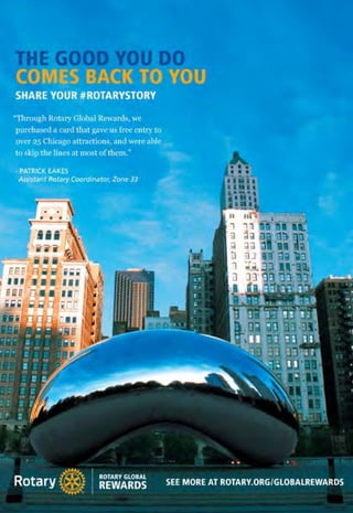 44 ♦ Rotary Africa ♦ August 2016
 