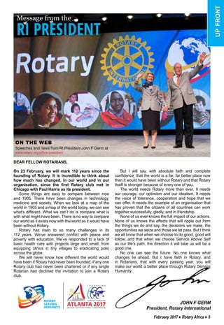Rotary Africa Feb 2017 | PDF