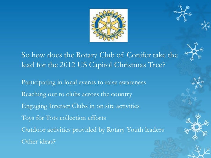 Rotary Christmas Tree