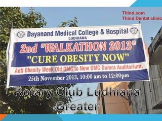 Rotary club greater ludhiana  anti obesity walk