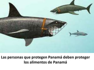 Las personas que protegen Panamá deben proteger
             los alimentos de Panamá
 
