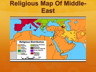 Religious Map Of Middle-
East
 