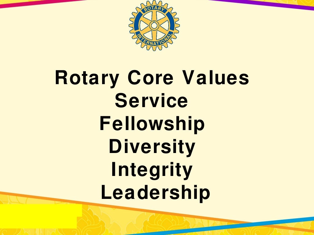 Bringing Vocational Service to Life Rotary Code of Conduct