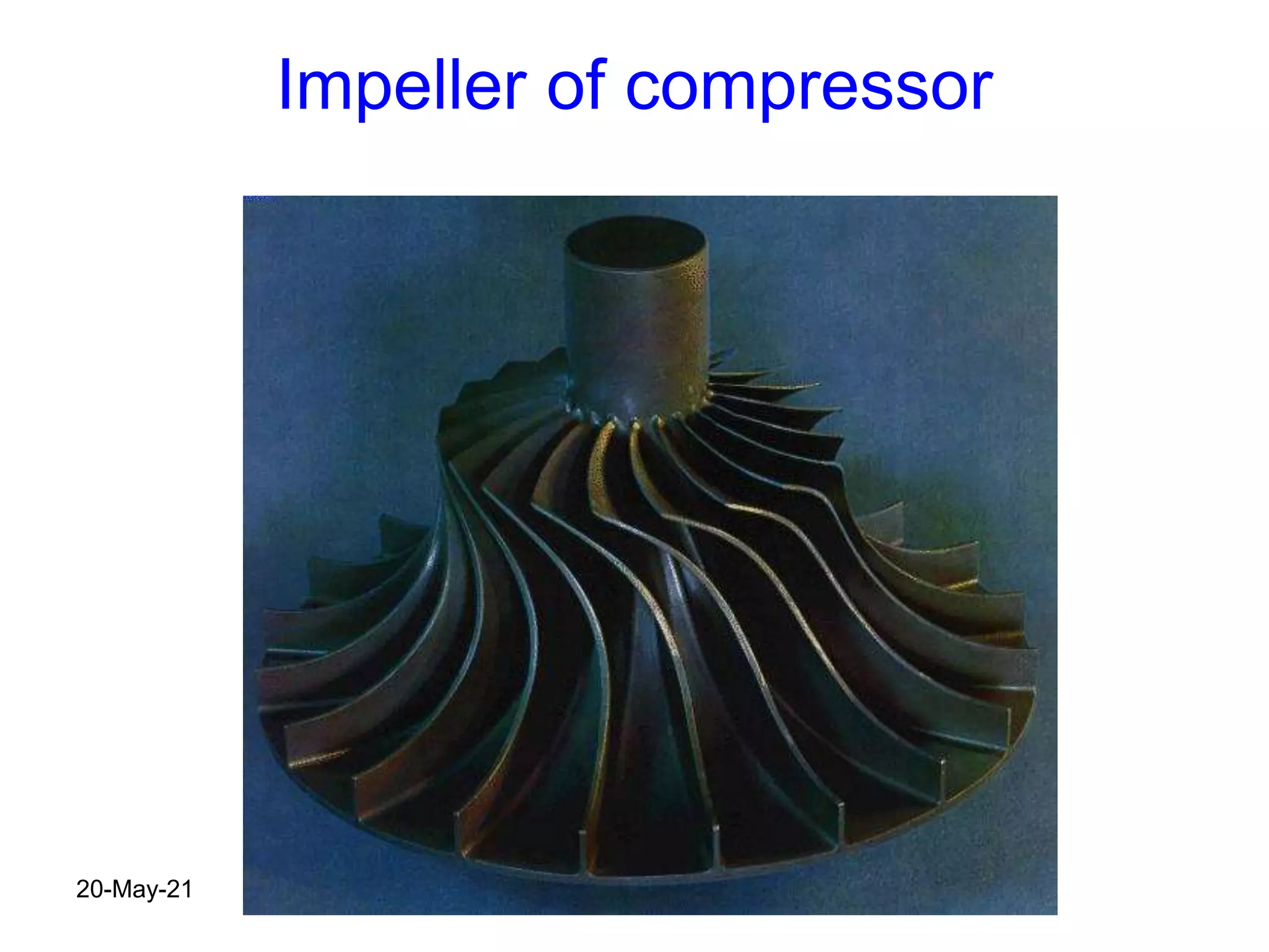 Impeller of compressor
20-May-21
 