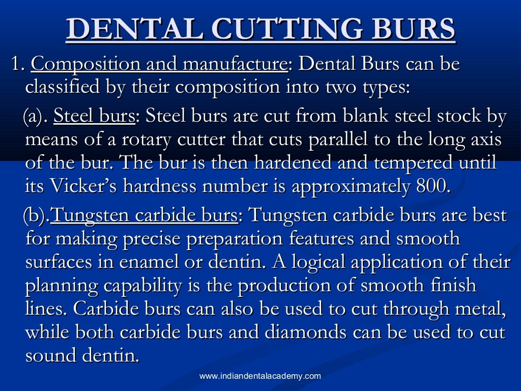 Dental Rotary cutting instruments /certified fixed orthodontic course…