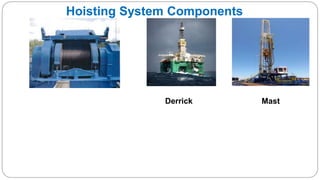 Hoisting System Components
Derrick Mast
 