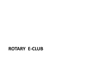Rotary  e-club 