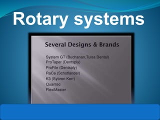Rotary systems
 