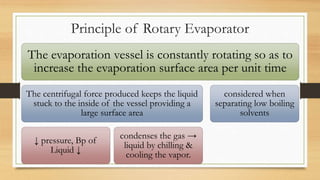 Rotary evaporator PPTX
