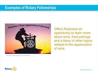 Rotary Fellowships
