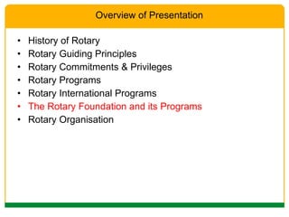 Rotary Information