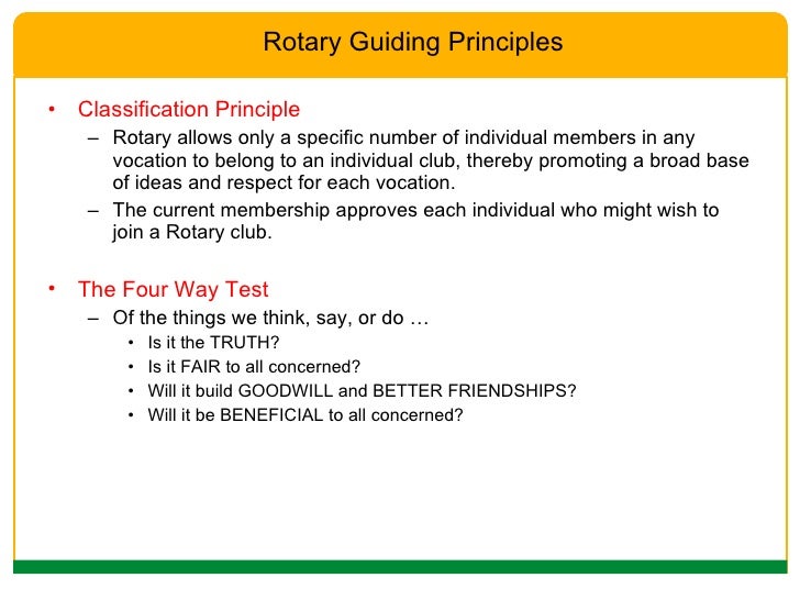 Rotary Information