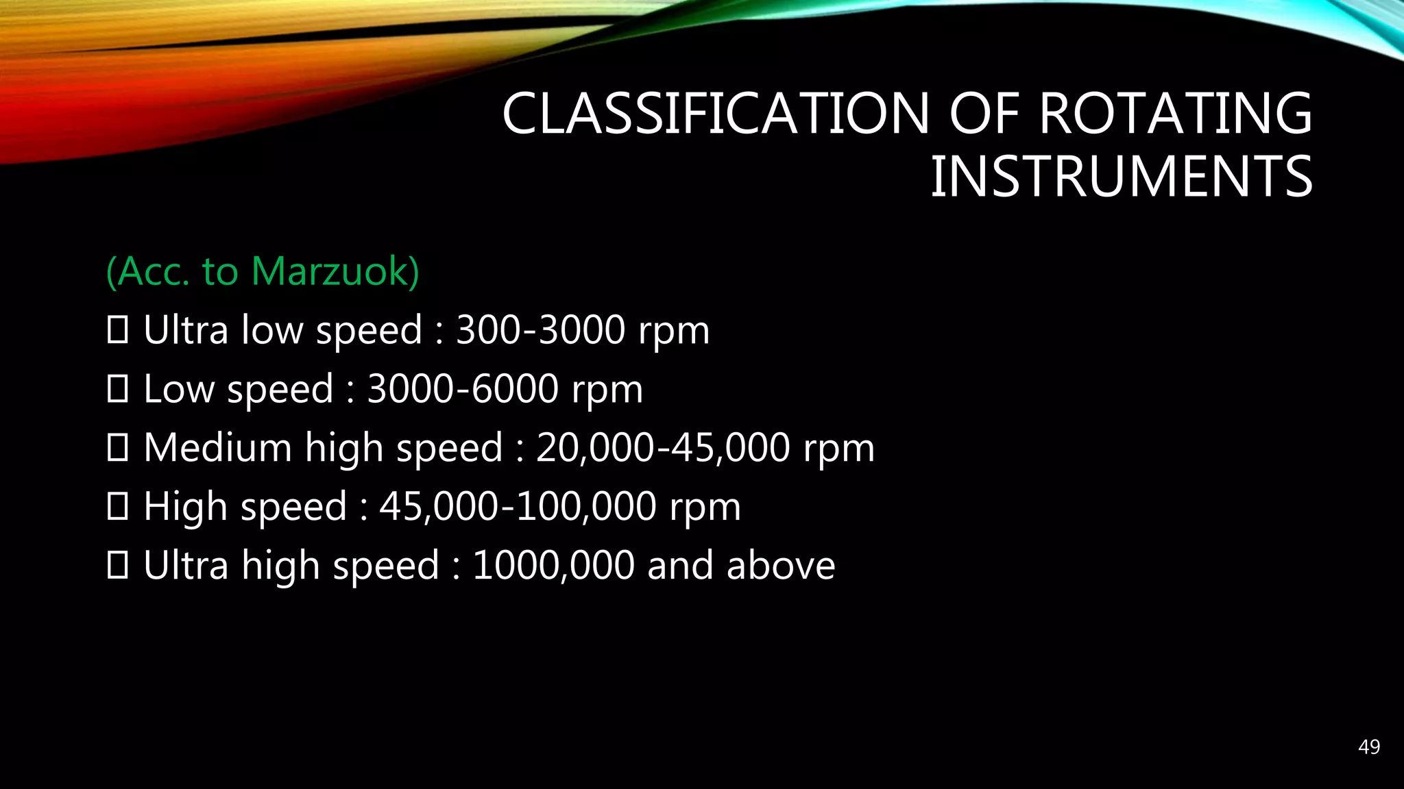 Rotary Instruments -Part 1 | PPT