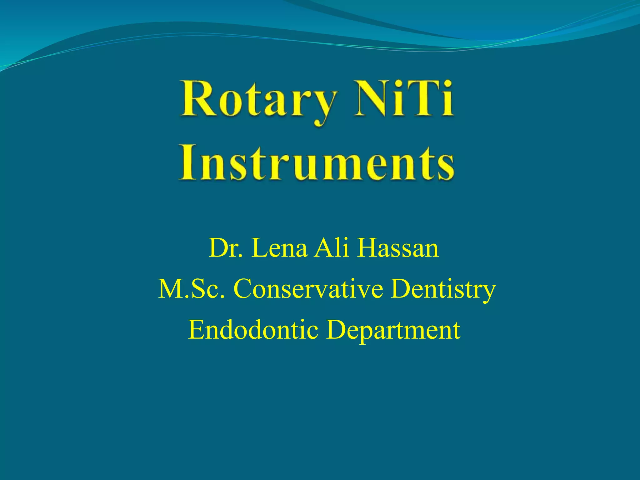Rotary instruments PPT