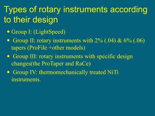 Rotary instruments | PPTX