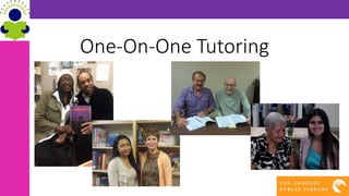 One-On-One Tutoring
 