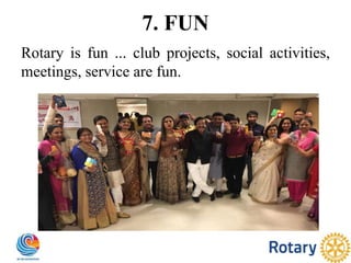 Rotary Activity 20 Reasons to Join Rotary | PPTX