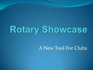 A New Tool For Clubs
 