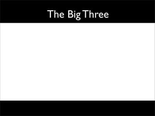 The Big Three
 