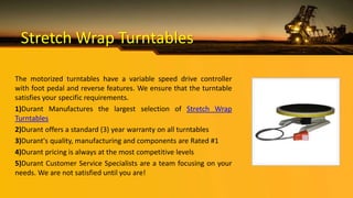 Turntables - Variable Speed, Motorized Turntable Displays, Lighted
