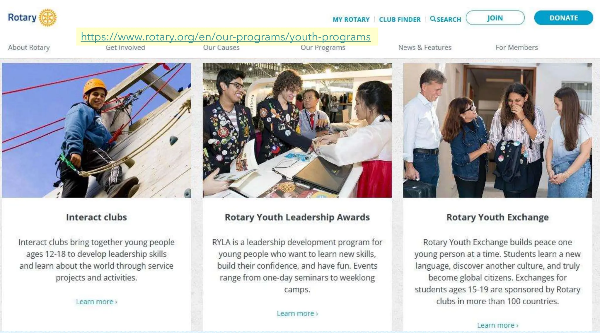 https://www.rotary.org/en/our-programs/youth-programs
 
