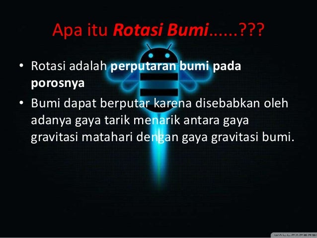Rotasi Bumi