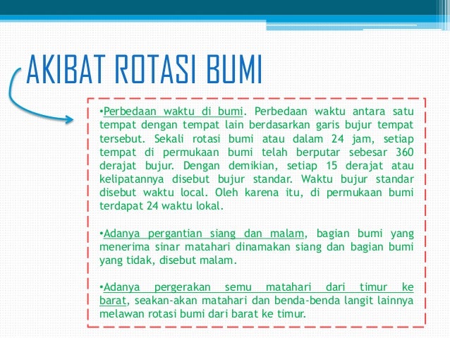 Rotasi dan revolusi