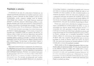 A LONGA RELAÇÃO ENTRE PSICOLOGIA E ESTATISTICA