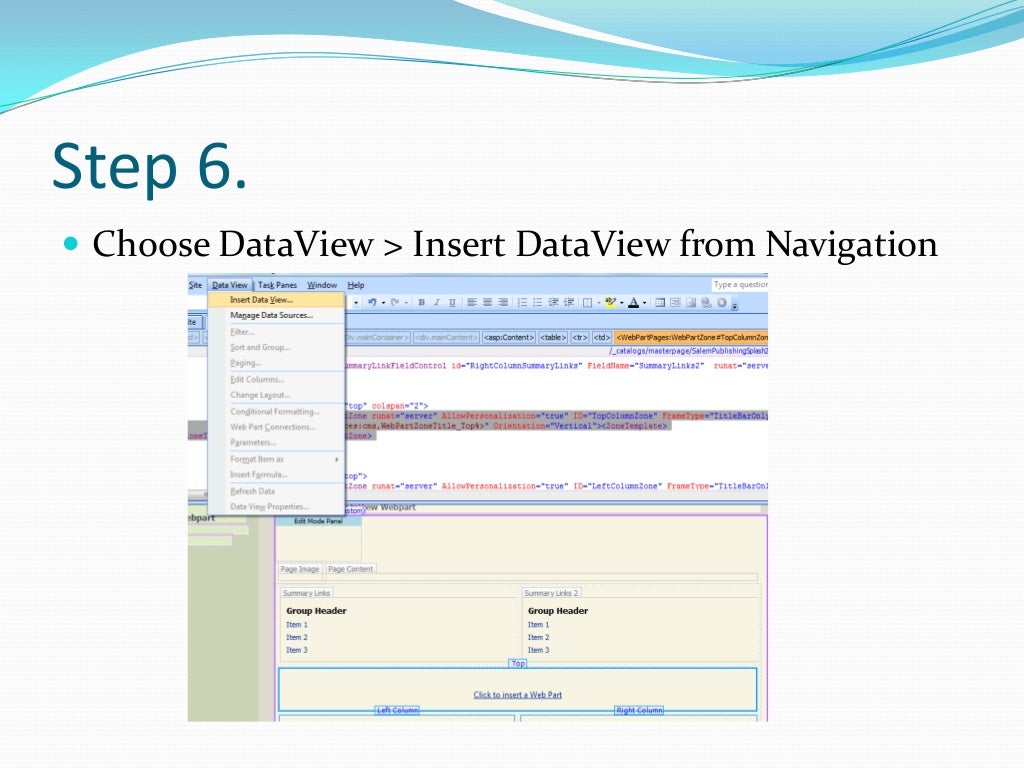 Rotating Banner In SharePoint With A DataView Webpart