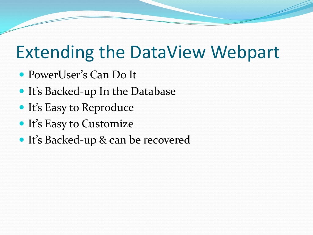 Rotating Banner In SharePoint With A DataView Webpart