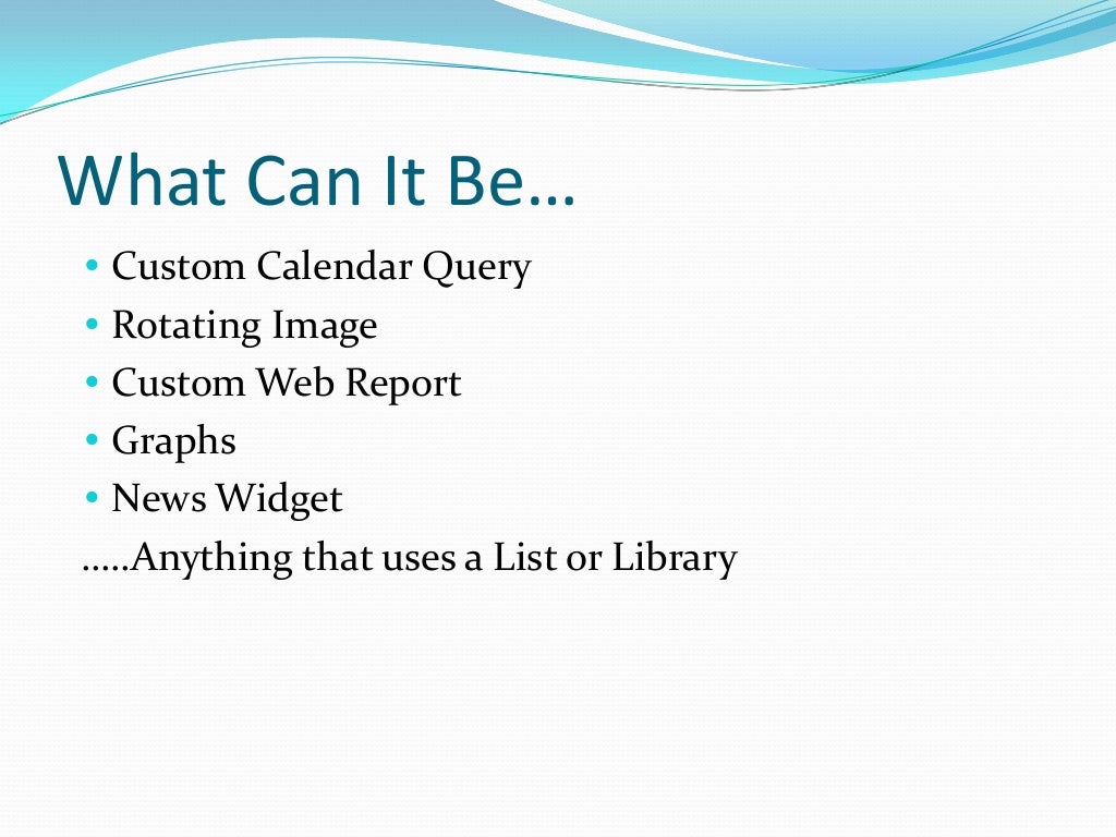 Rotating Banner In SharePoint With A DataView Webpart