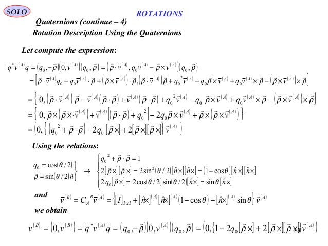 Quaternions Basics For 3D Rotation Pt. 1: Mathematical Theory – QYOWHI