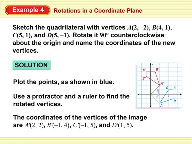 Geometric Transformation: Rotation | PPTX | 3-D Graphics | Computer ...