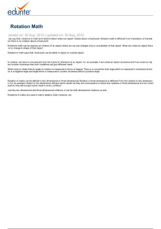 Rotation Math
                                   posted on: 30 Aug, 2012 | updated on: 30 Aug, 2012




Powered by TCPDF (www.tcpdf.org)
 