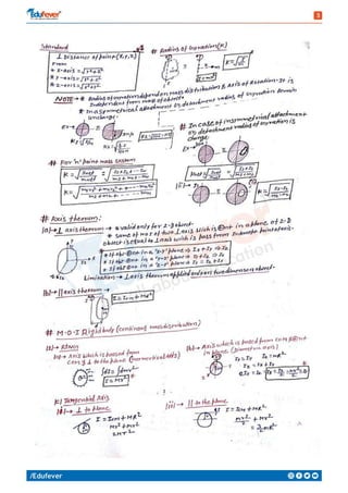 Rotational Dynamics - Physics Handwritten Notes
