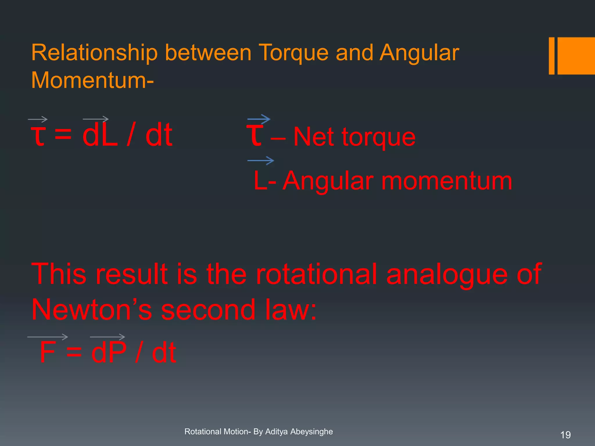 Rotational motion | PPTX