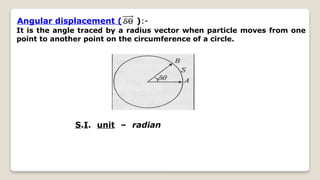 Displacement Using Circumference Comprehensive Overview of Rotational Dynamics and Circular Motion ...